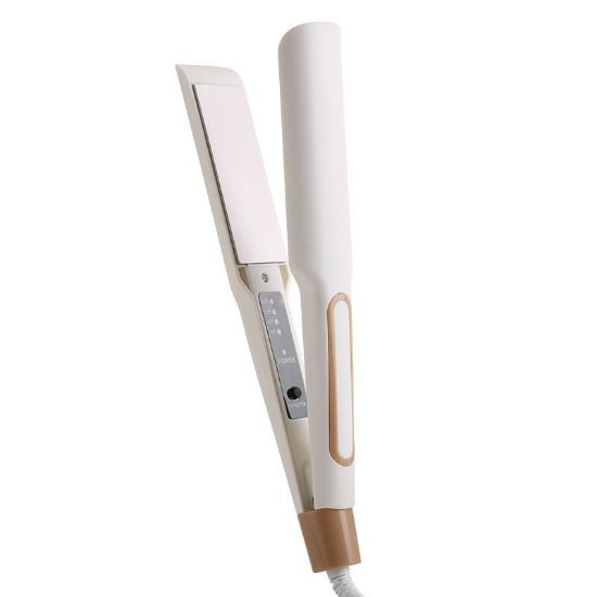 图片 Electric splint short hair inner buckle straightener with two straight curls