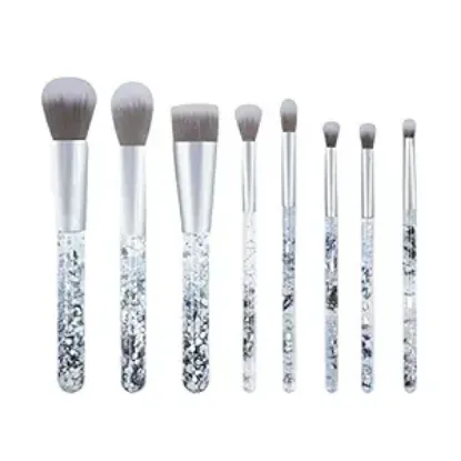 图片 Makeup brush set blue smoke purple