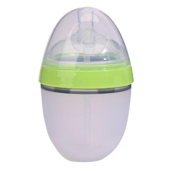 图片 Crystal Diamond Glass baby bottle set with handle straw baby bottle