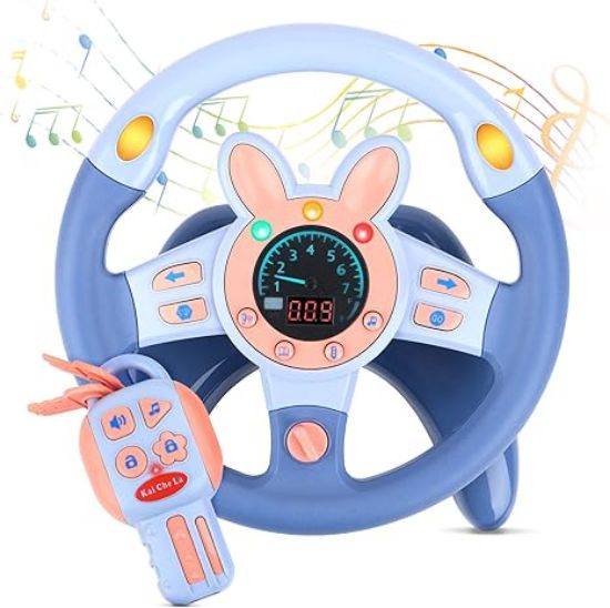图片 Baby rabbit steering wheel toy