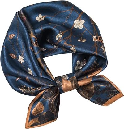 图片 100% Pure Mulberry Silk Scarf 27"x27"