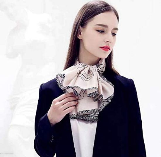 图片  100% Pure Mulberry Silk Scarf 35" 